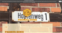 Desktop Screenshot of prignitz-honig.de